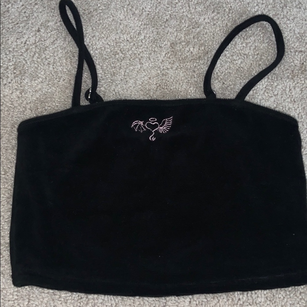 tank top black forever 21
